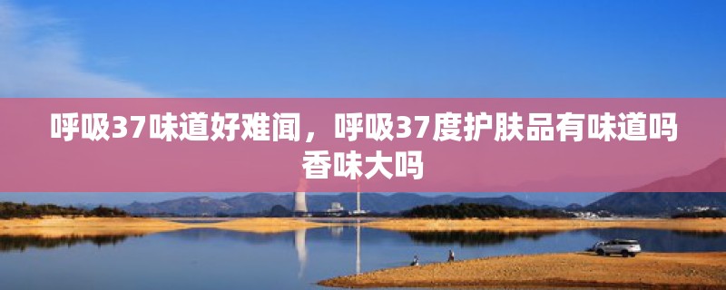 呼吸37味道好难闻，呼吸37度护肤品有味道吗香味大吗