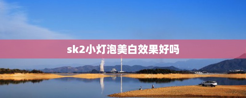 sk2小灯泡美白效果好吗