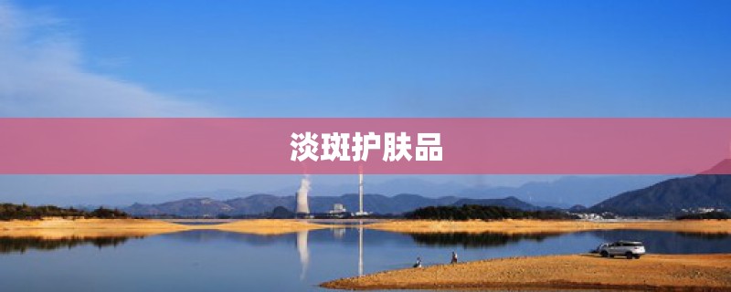 淡斑护肤品