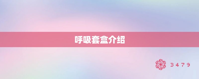 呼吸套盒介绍