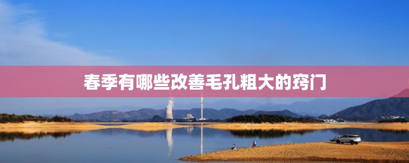 春季有哪些改善毛孔粗大的窍门 春季有哪些改善毛孔粗大的窍门