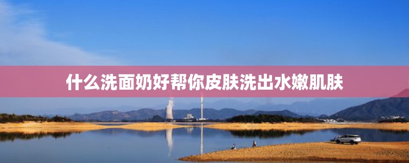 什么洗面奶好帮你皮肤洗出水嫩肌肤 什么洗面奶好帮你皮肤洗出水嫩肌肤